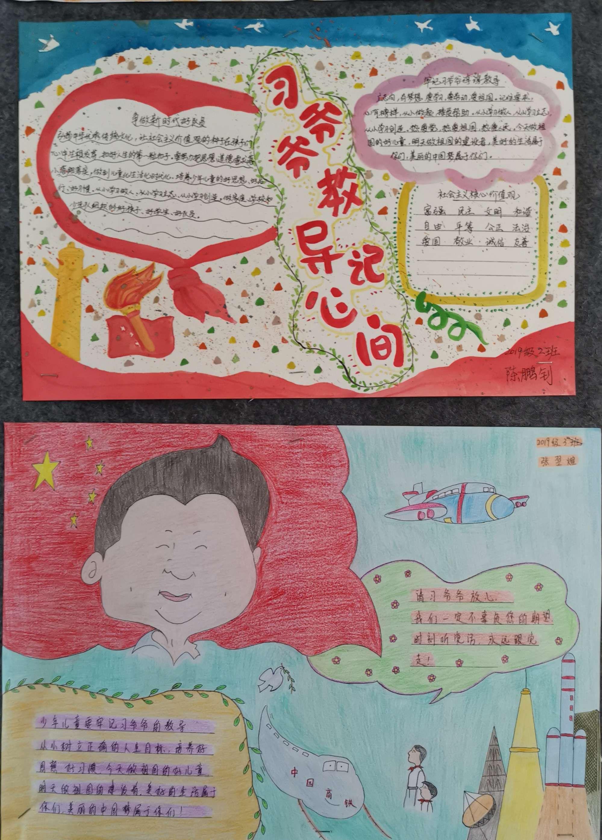 100周年建党儿童绘画,建党绘画图大全 学生 【童心向党】百外春蕾小学向建党100周年献礼