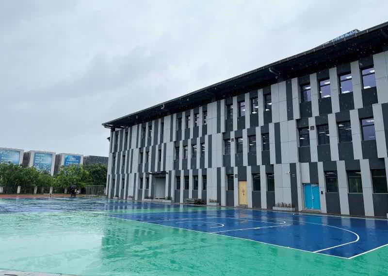 先锋快报深圳市体育运动学校过渡校区正式交付项目仅用时42天