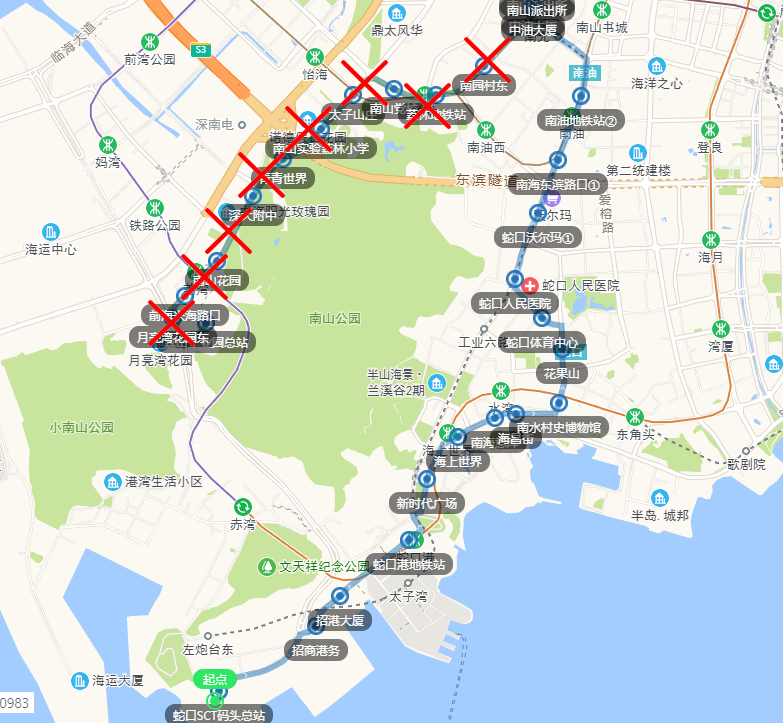新增2条,取消1条公交线路,其它的这样调整!