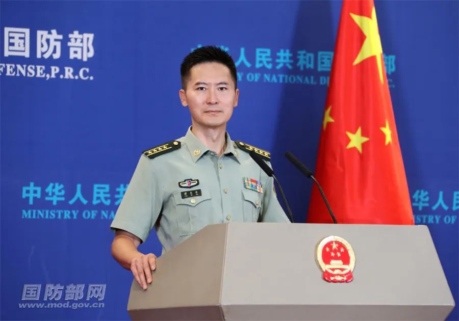国防部昨晚回应说"中国军队绝不会坐视不管",外交部今天说若美方一意