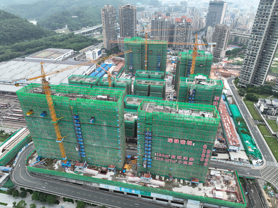 构建高品质宜居生活场景 深圳龙华TOD深铁珑境稳步建设中