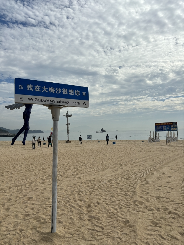 刚刚正式开通直达大小梅沙深网记者实拍