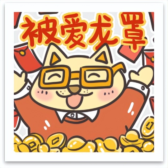 除夕之夜阿喵为你准备了拜年表情包和红包封面