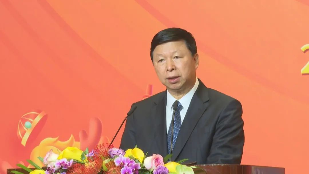 国台办主任与台商一同庆元宵他说