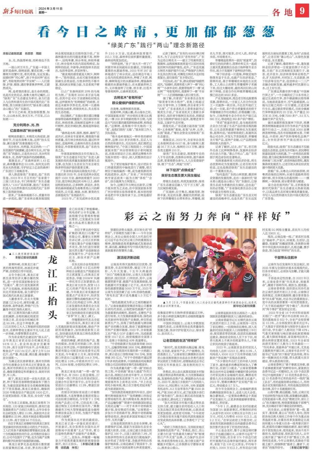 看今日之岭南更加郁郁葱葱绿美广东践行两山理念新路径