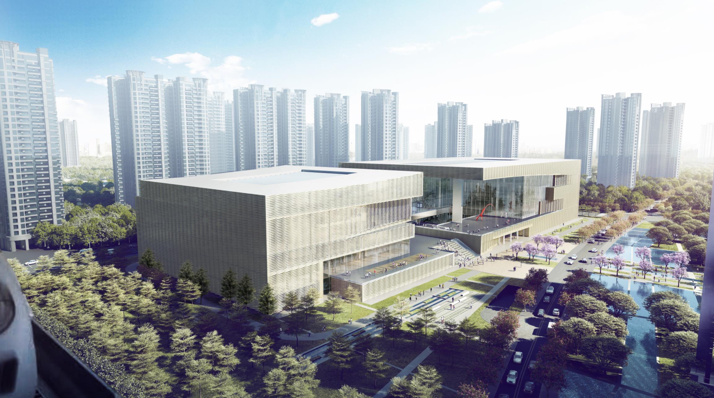 深圳美术馆新馆、深圳第二图书馆主体结构封顶,预计2023年建成