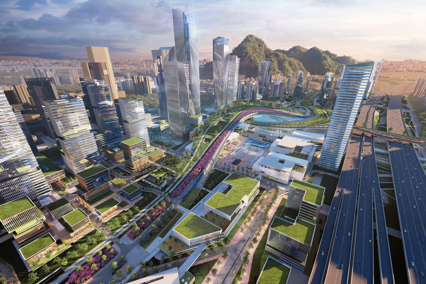 深圳市西丽综合交通枢纽设计方案公布