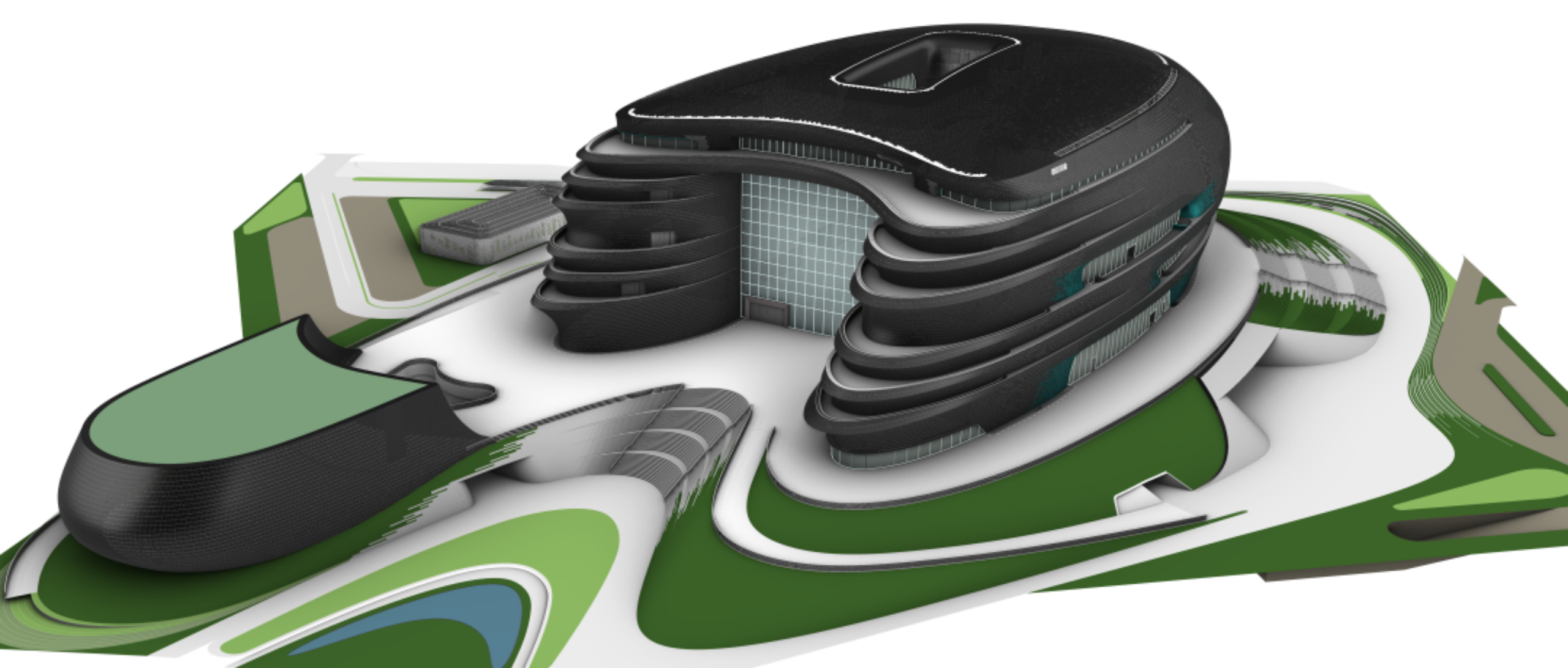 深圳科技馆(新馆)模型举办工务杯bim大赛,加大力度推广bim在政府