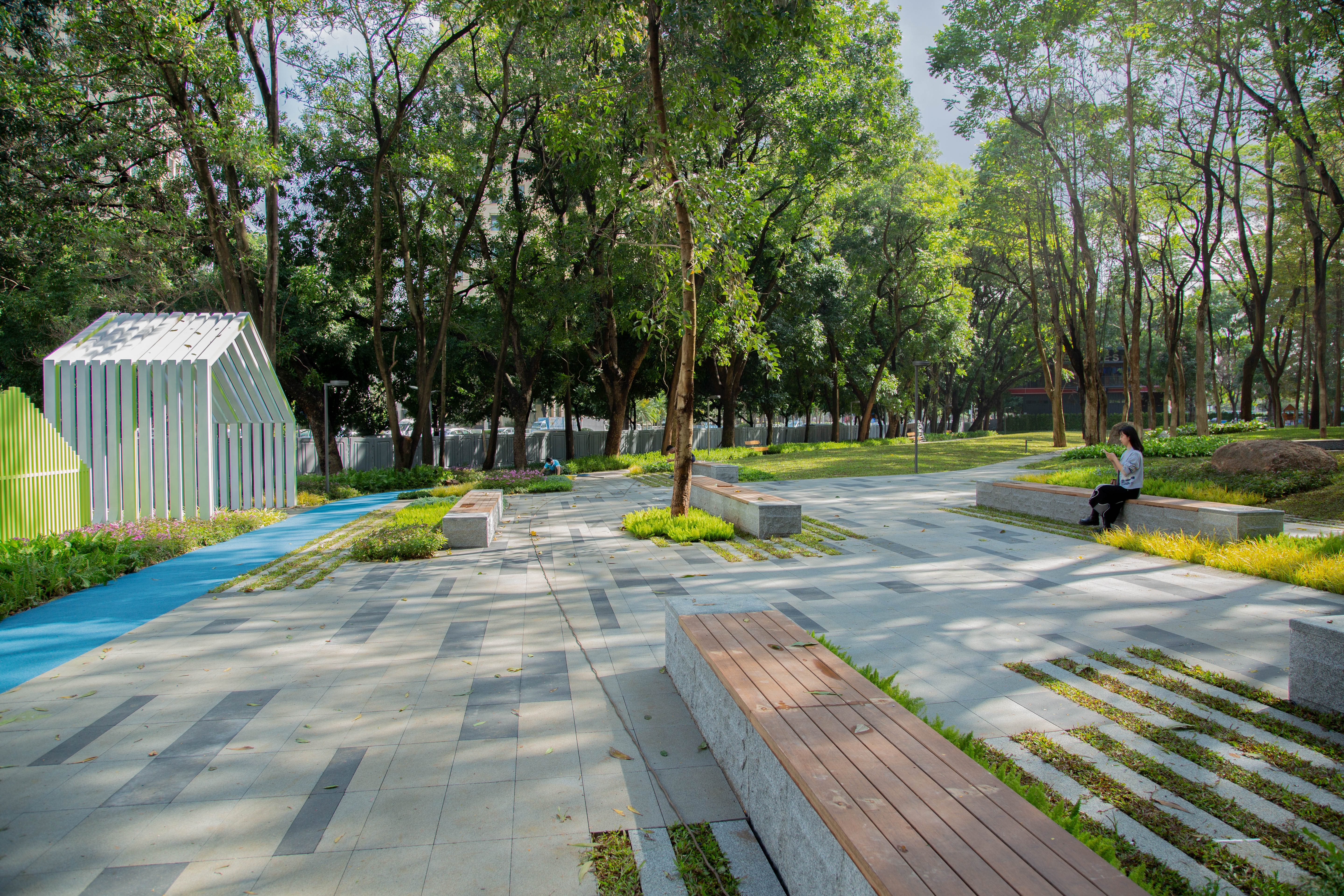 随手可触绿意龙岗又一街心公园开放