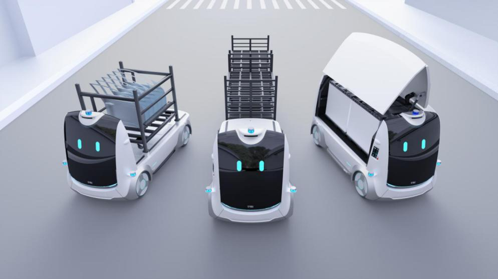 引领无人物流新变革uqi优奇发布l4级无人物流车chitu赤兔