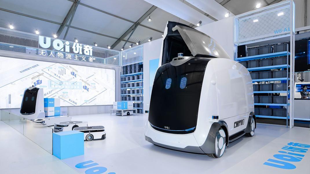引领无人物流新变革uqi优奇发布l4级无人物流车chitu赤兔